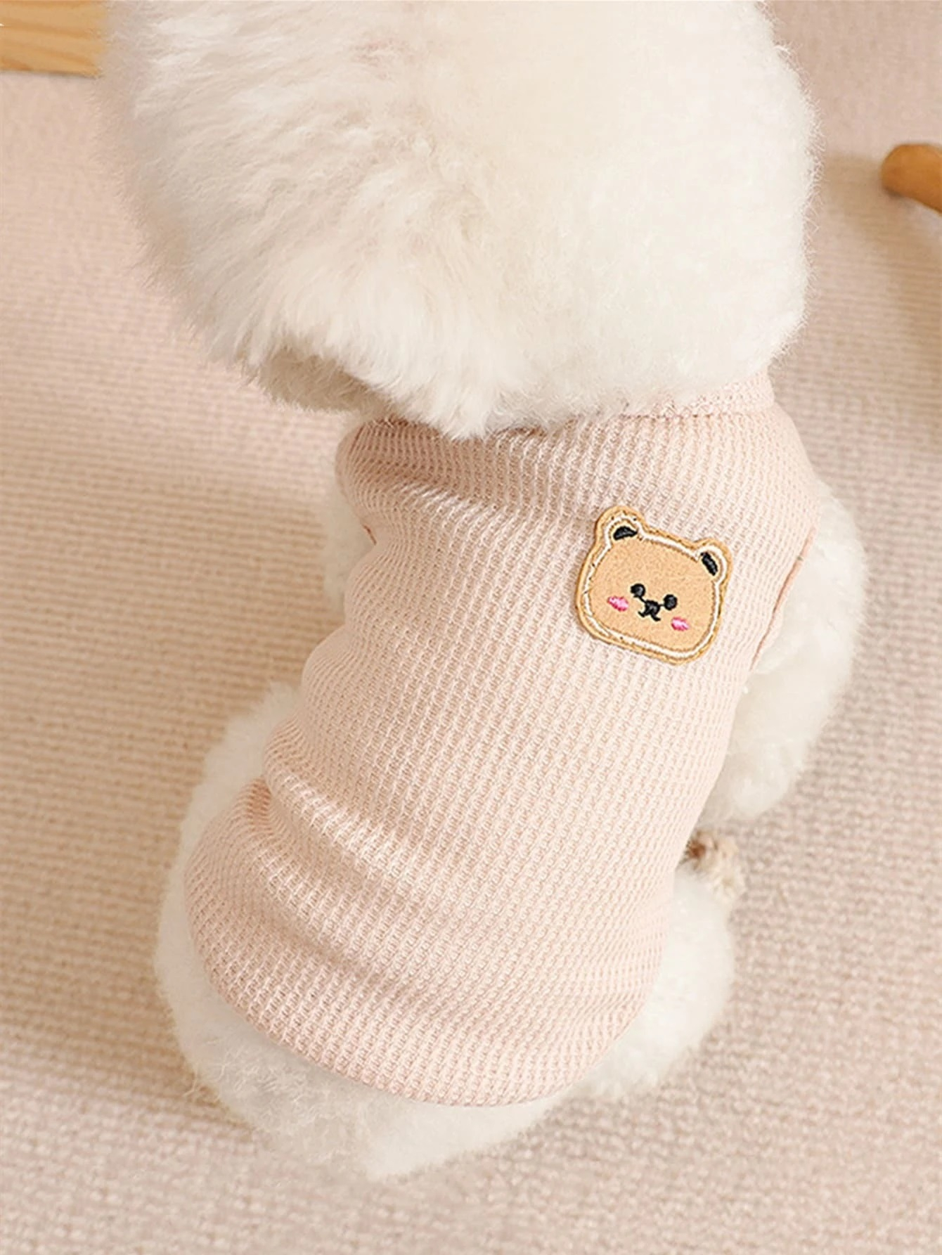 Béžový top pro psa