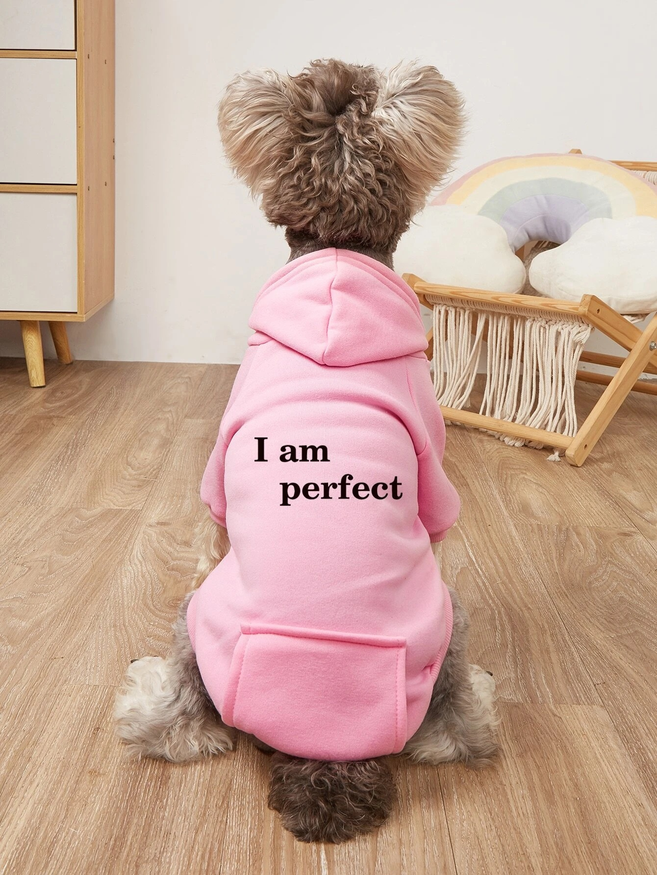 Růžová mikina preo psa