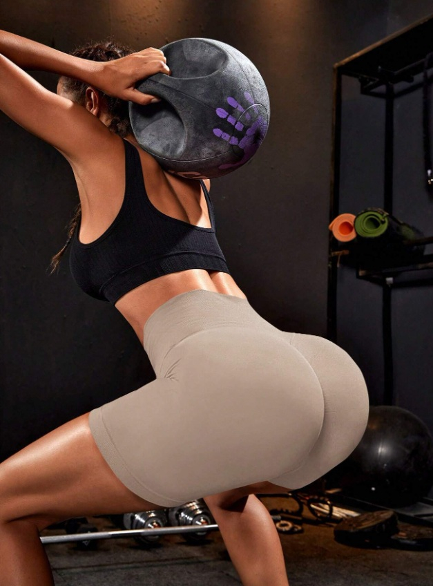 Hnědé push-up kraťasy (obrázek 3)