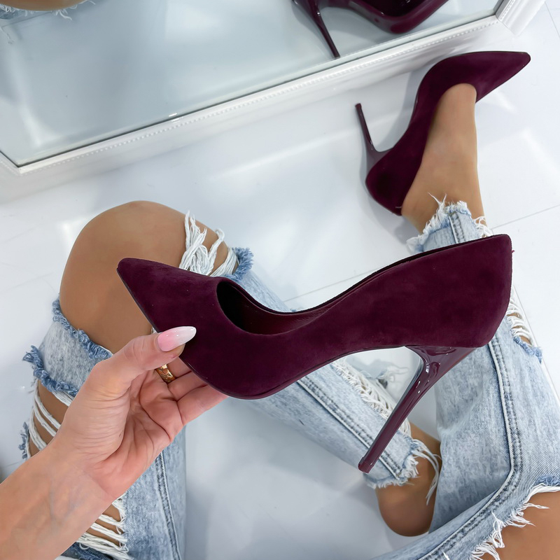 Dámské vínové lodičky