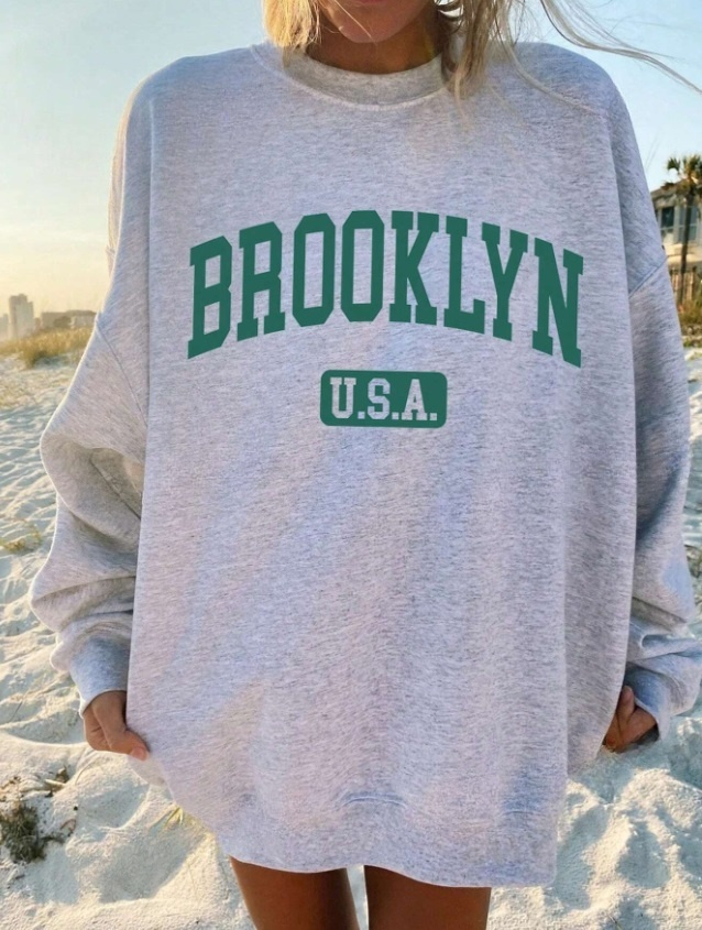 Šedá mikina BROOKLYN