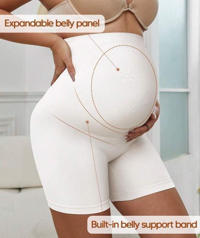 Bílé těhotenské kraťasy