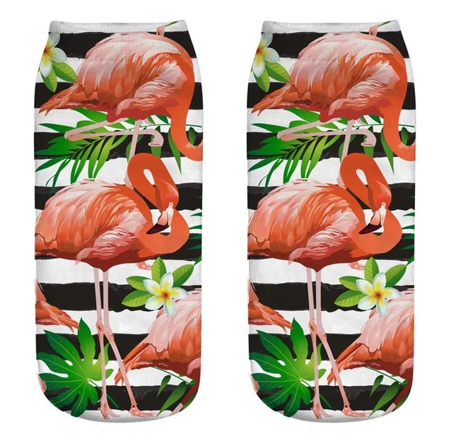 Ponožky FLAMINGO s 3D potiskem