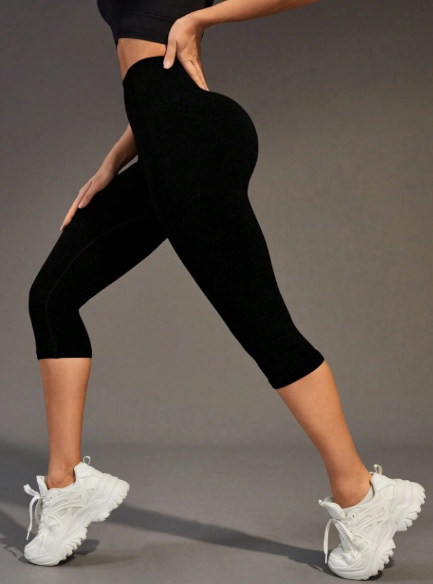 Černé push-up legíny