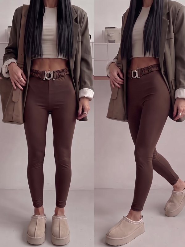 Choco LEGGINS s opaskem