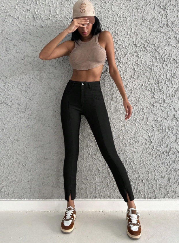 Černé úzké džíny