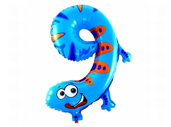 Dětský balón 9 ještěrka