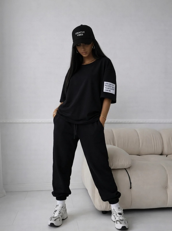 Černá tepáková souprava