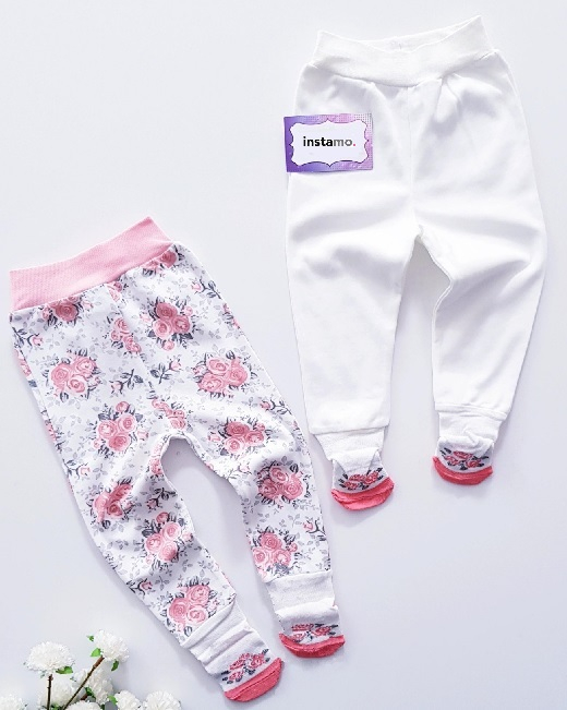 2-dílná kombinace květinových tepláčků