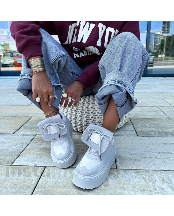 Béžovo-šedé tenisky-321074-20