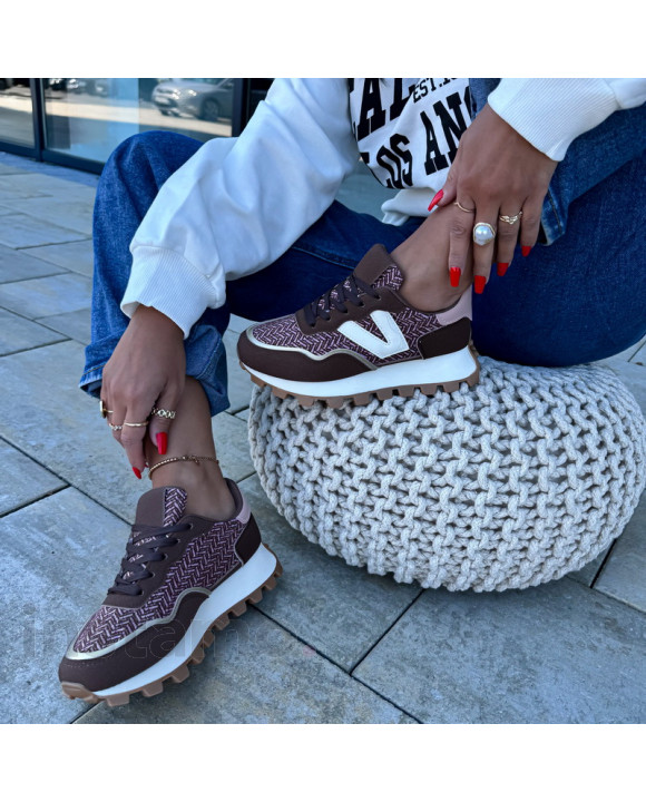 HNĚDÉ TENISKY-321248-20