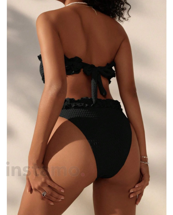 Černé dvoudílné plavky-321009-20