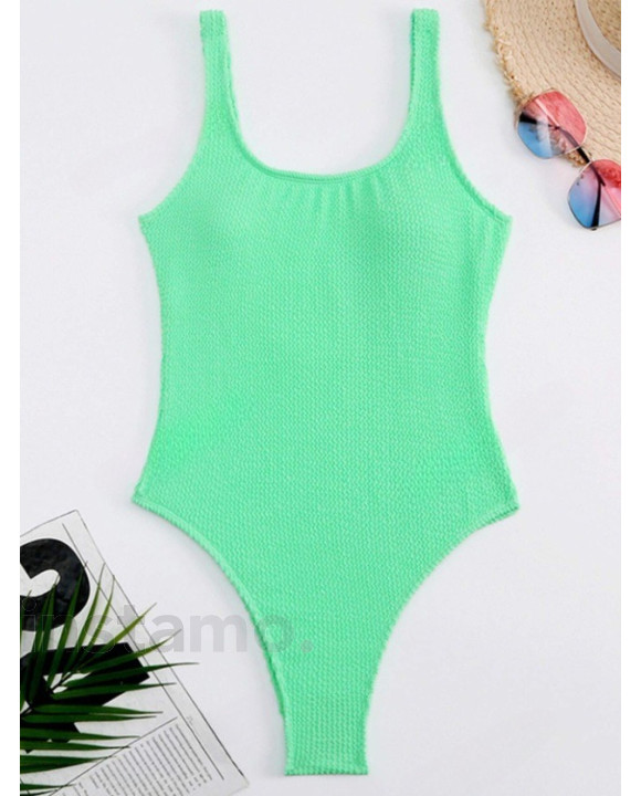 Zelené jednodílné plavky-320922-20