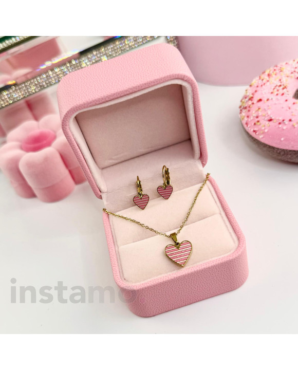 Dětská ocelová souprava srdíčko-322339-20