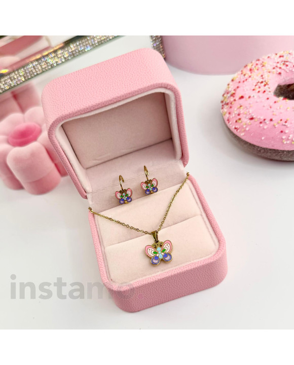 Dětská ocelová souprava motýl-322336-20