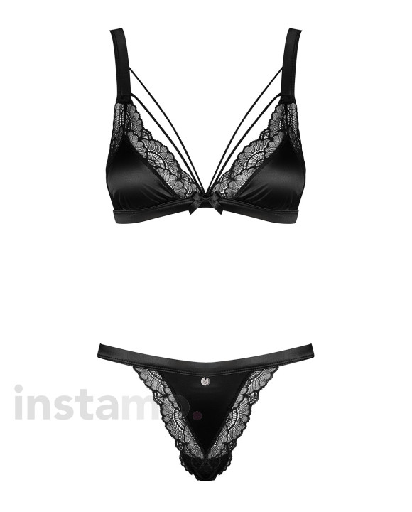 Černý krajkový set-260922-20