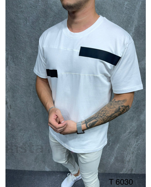 Bílé bavlněné tričko-253881-20