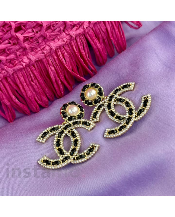 Dámské pozlacené visací náušnice-318265-20