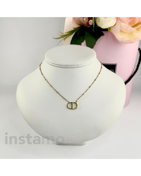 Dámský ocelový náhrdelník s přívěskem-321776-20