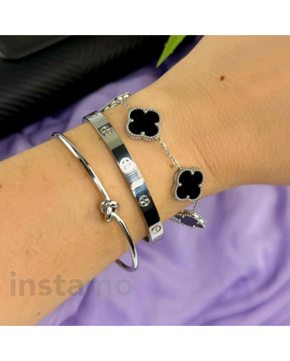 Dámský ocelový náramek uzel-321950-20