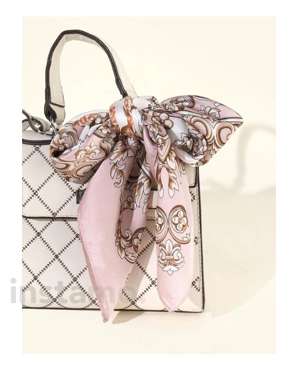 Světle růžový vzorovaná šátek-270922-20