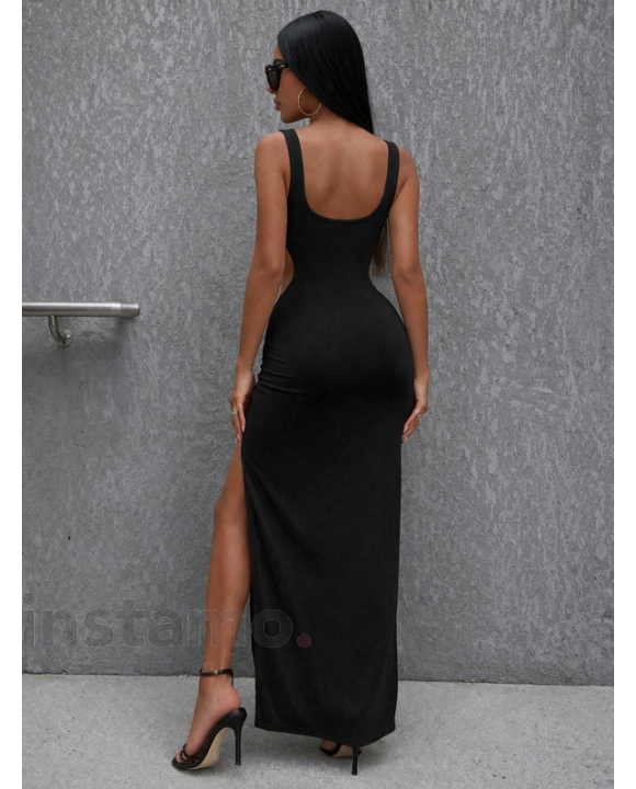 Černé dlouhé šaty-327061-20