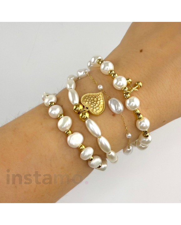 Dámský perlový náramek-321947-20