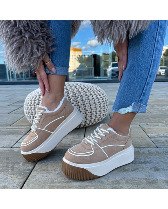 Hnědé zateplené tenisky-323067-20