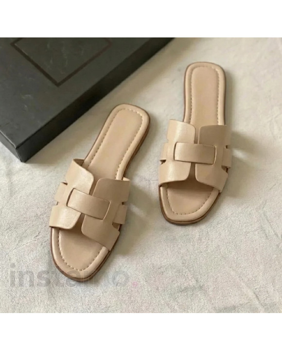 Béžové pantofle-326462-20