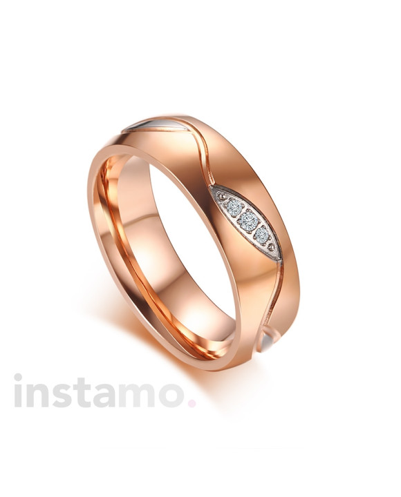 Dámska obrúčka Rosé Gold