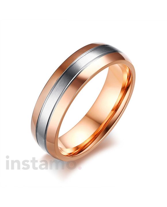 Pánska obrúčka Rosé Gold