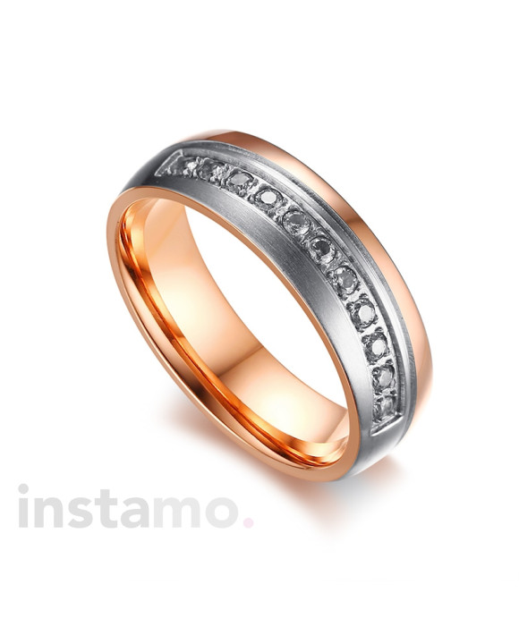 Dámska oceľová obrúčka