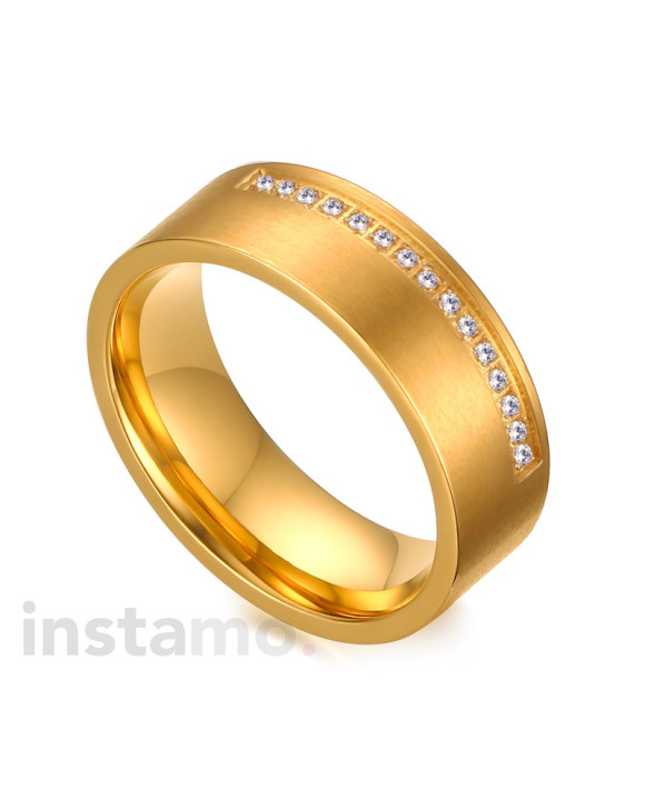 Dámska  pozlátená obrúčka