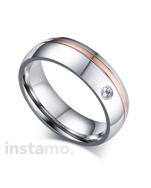 Dámska oceľová obrúčka