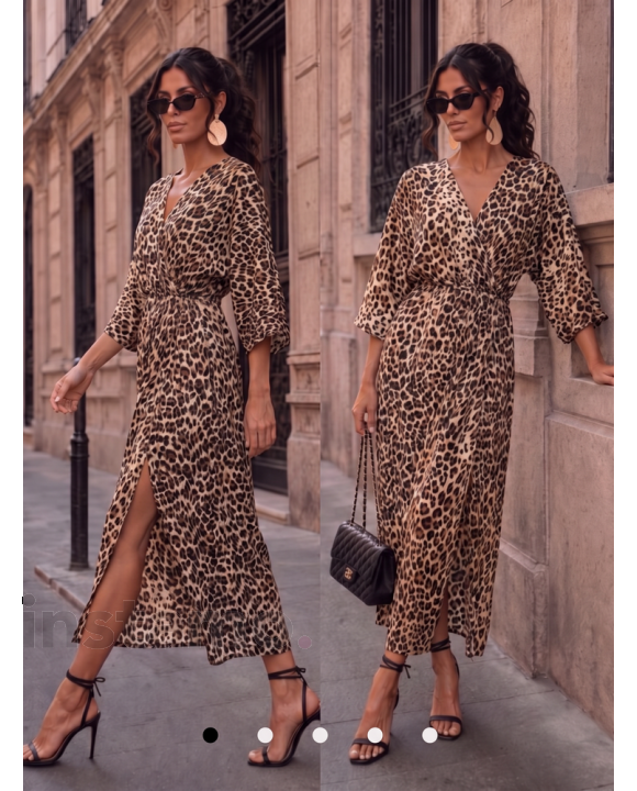 Hnědé šaty s leopadrím vzorem-329874-20