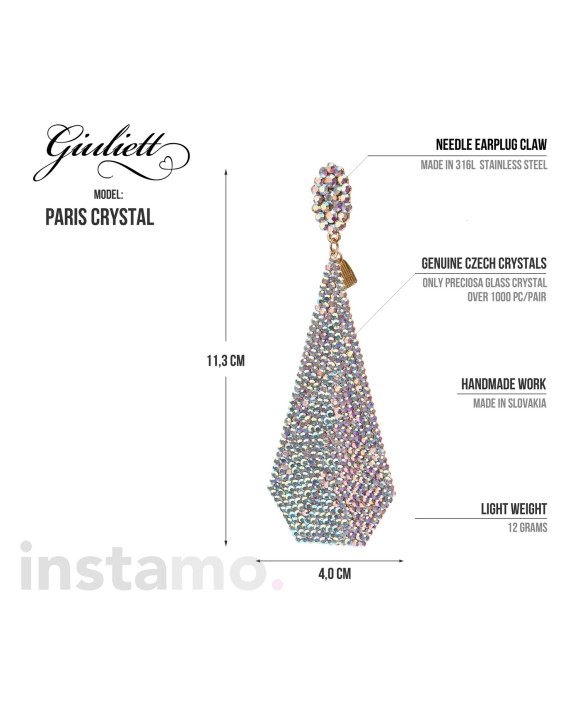 GIULIETT PARIS CZECH CRYSTAL CHAMPAGNE