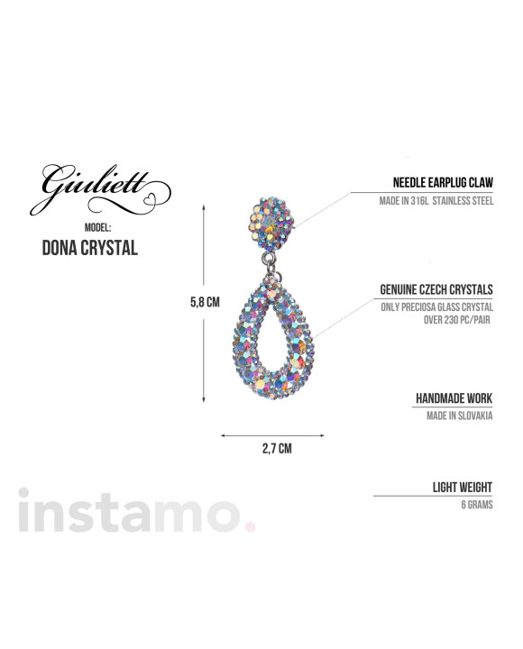 GIULIETT DONA CZECH CRYSTAL RED