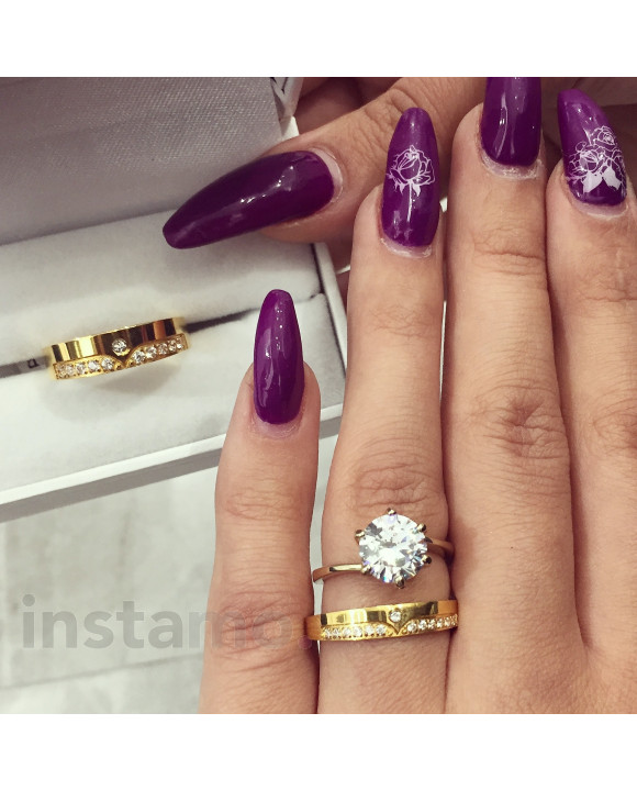 Pozlátená pánska obrúčka