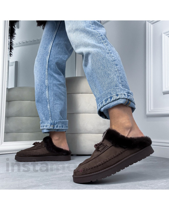 Hnědá nasouvací obuv-323691-20