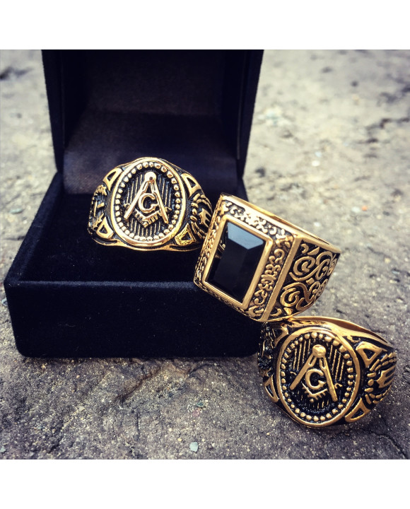 Pánsky pozlátený prsteň