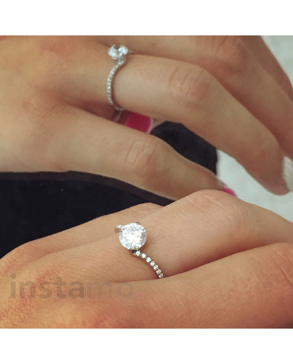 Dámsky oceľový prsteň