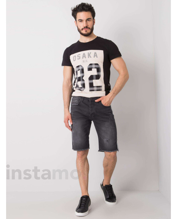 Černé džínové kraťasy-243953-20