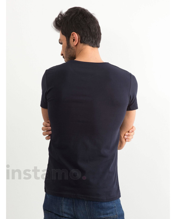 Černé bavlněné tričko-244045-20