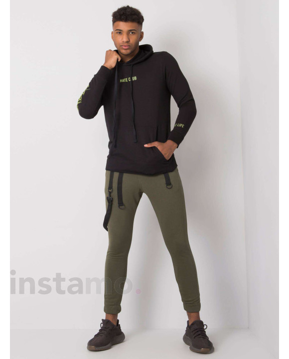 Zelené bavlněné tepláky-253278-20