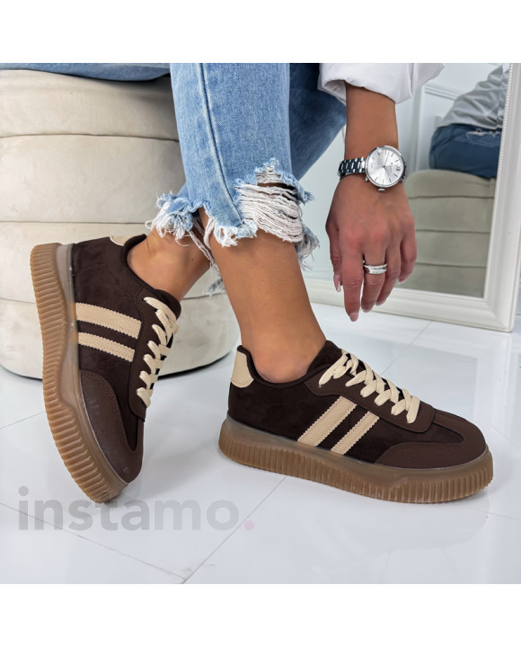 Tmavě hnědé tenisky-324788-20