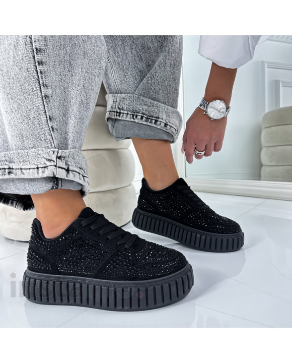Černé tenisky s kamínky-324956-20