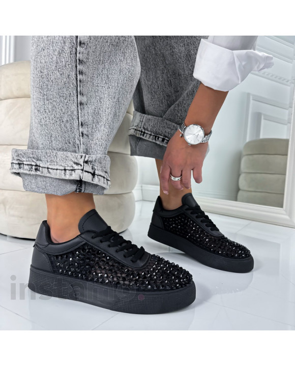 Černé tenisky s kamínky-324900-20