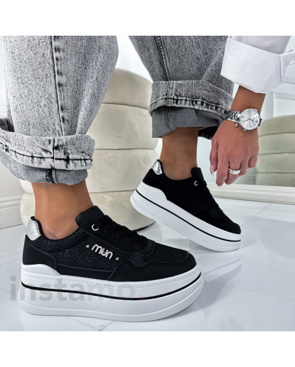 Černe tenisky na platformě-324851-20