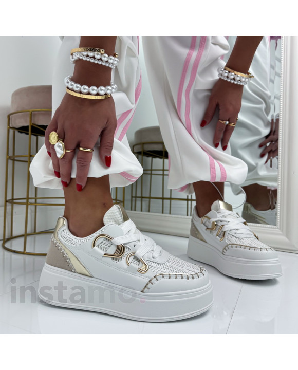 Bílo-zlaté tenisky-326525-20