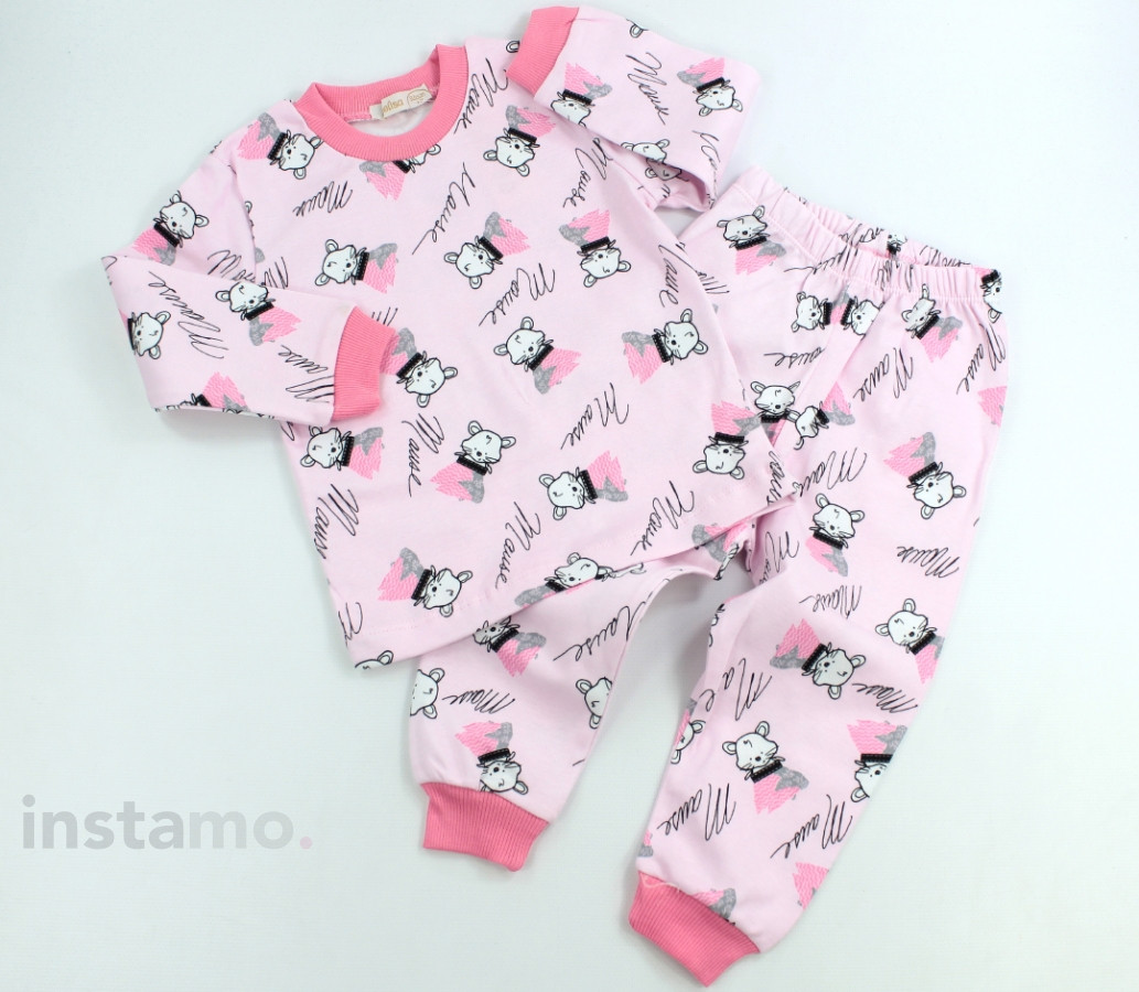 Bavlněné růžové pyžamo pro starší děvčata-258313-31